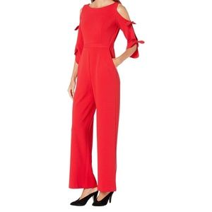 Donna Morgan Red Jumpsuit Size 10